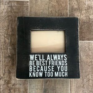 Best Friends Distressed Wood Picture Frame